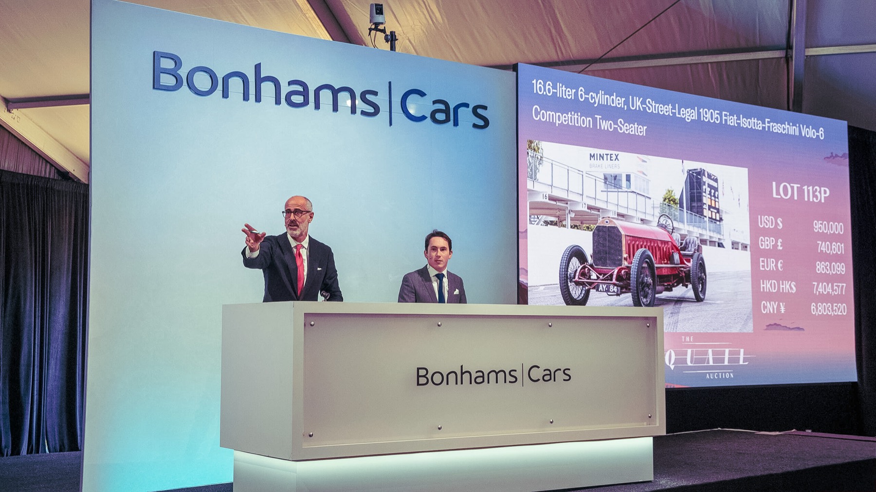 Bonhams live auction
